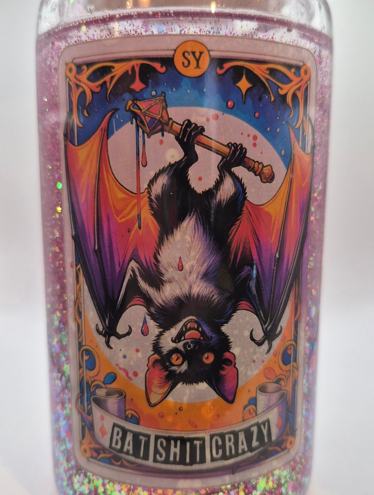 Bat Shit Crazy Snow Globe Tumbler