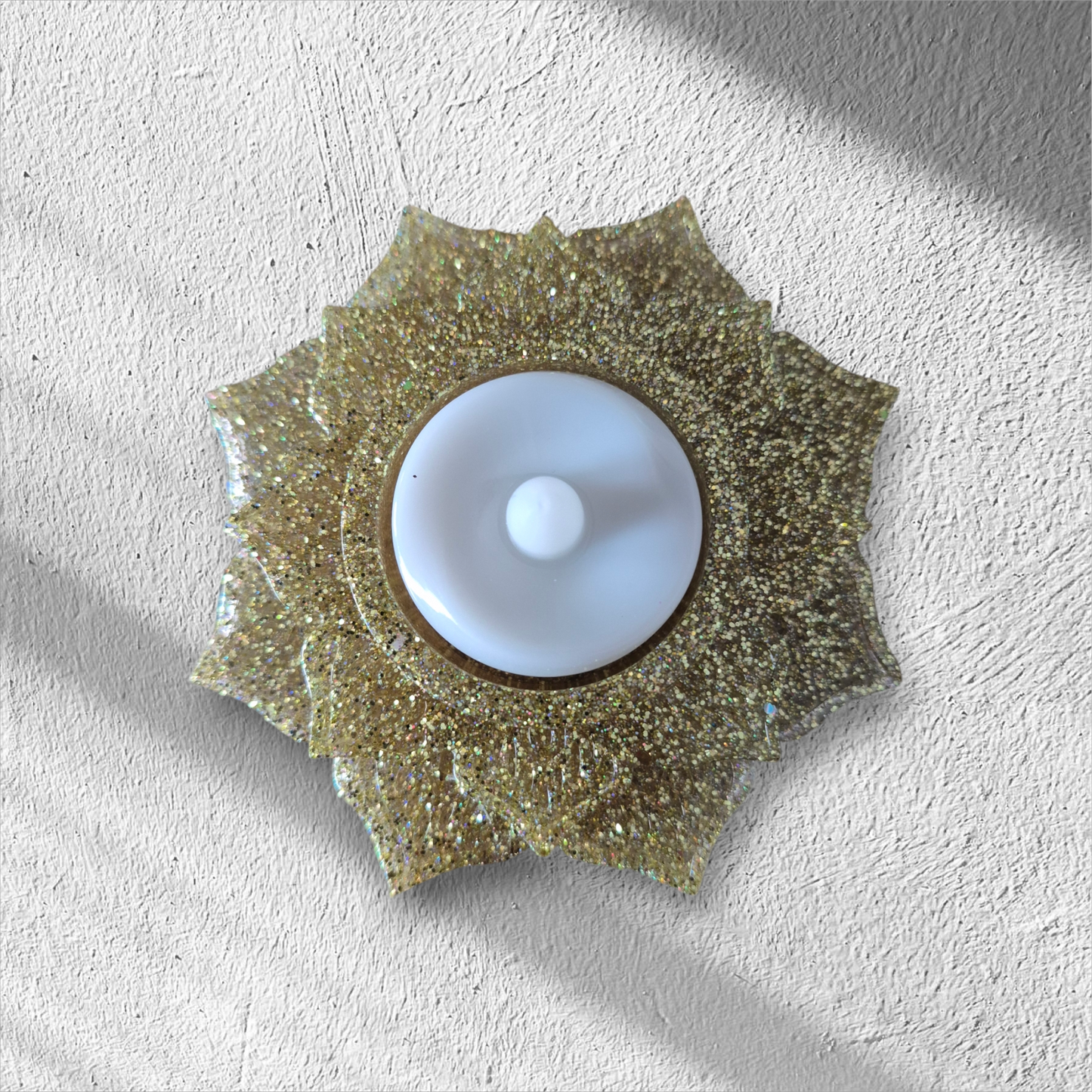 Gold Mandala Tealight Holder