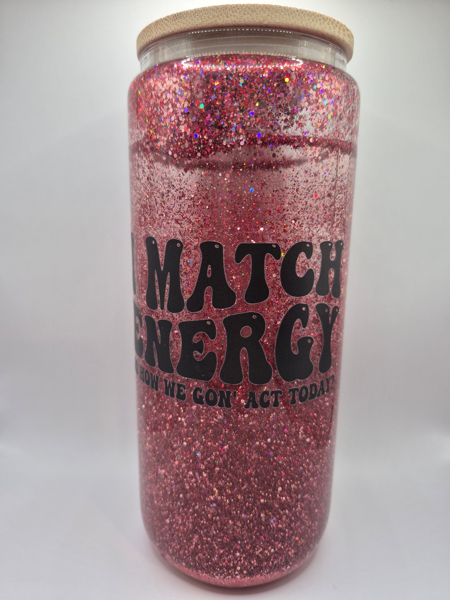 I Match Energy Snow Globe Tumbler