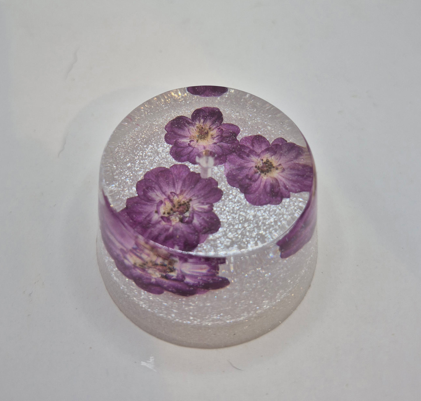Purple Floral Incense Holder