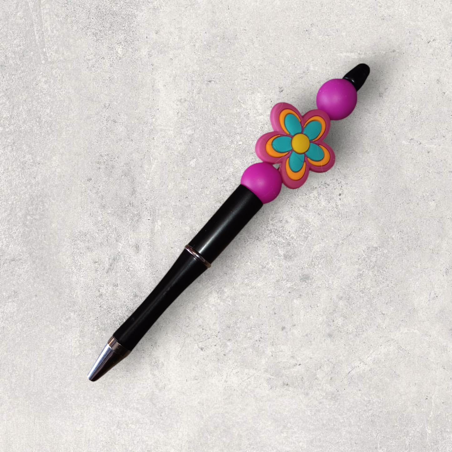 Pink Flower Power Pen