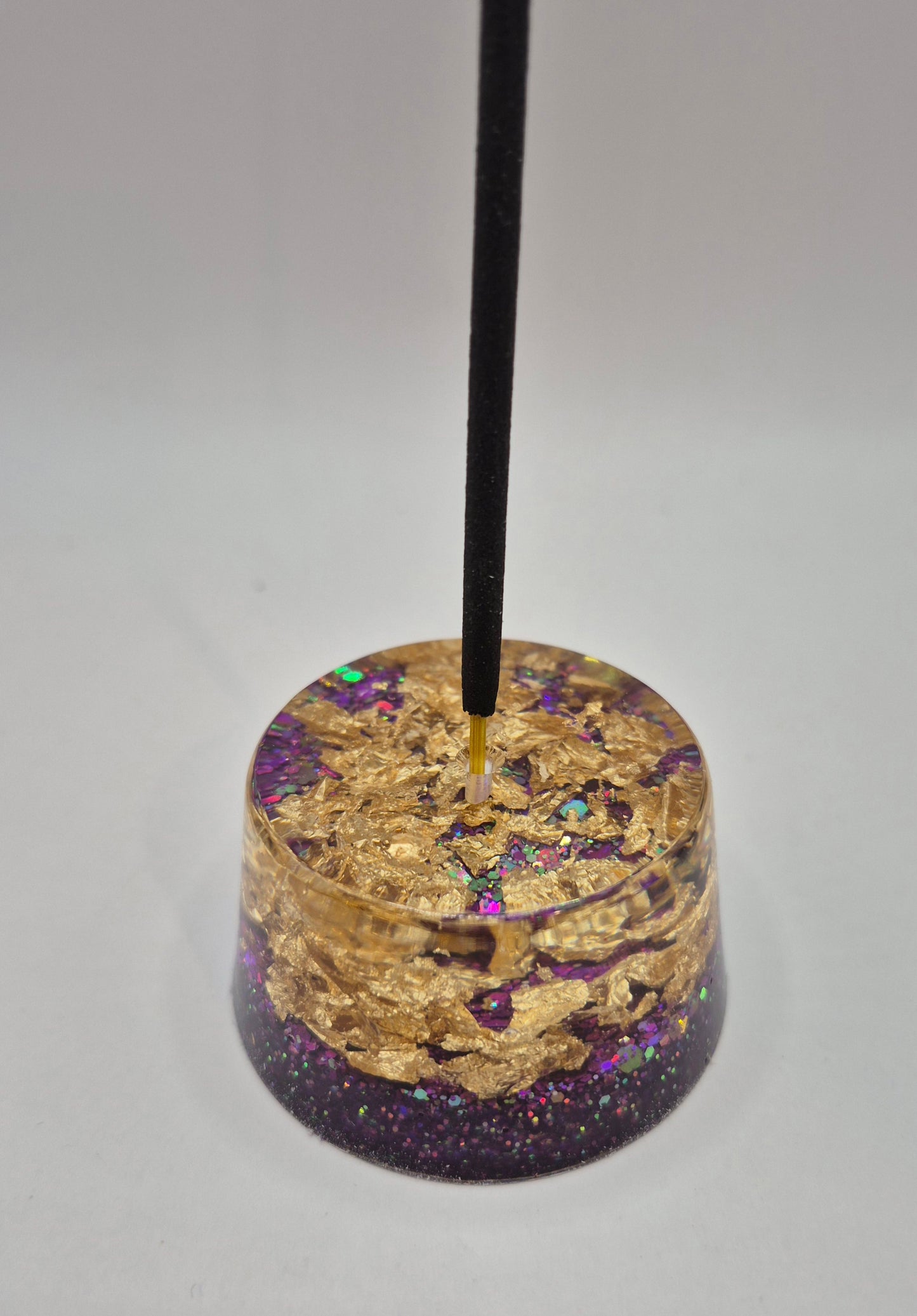 Purple & Gold Incense Burner