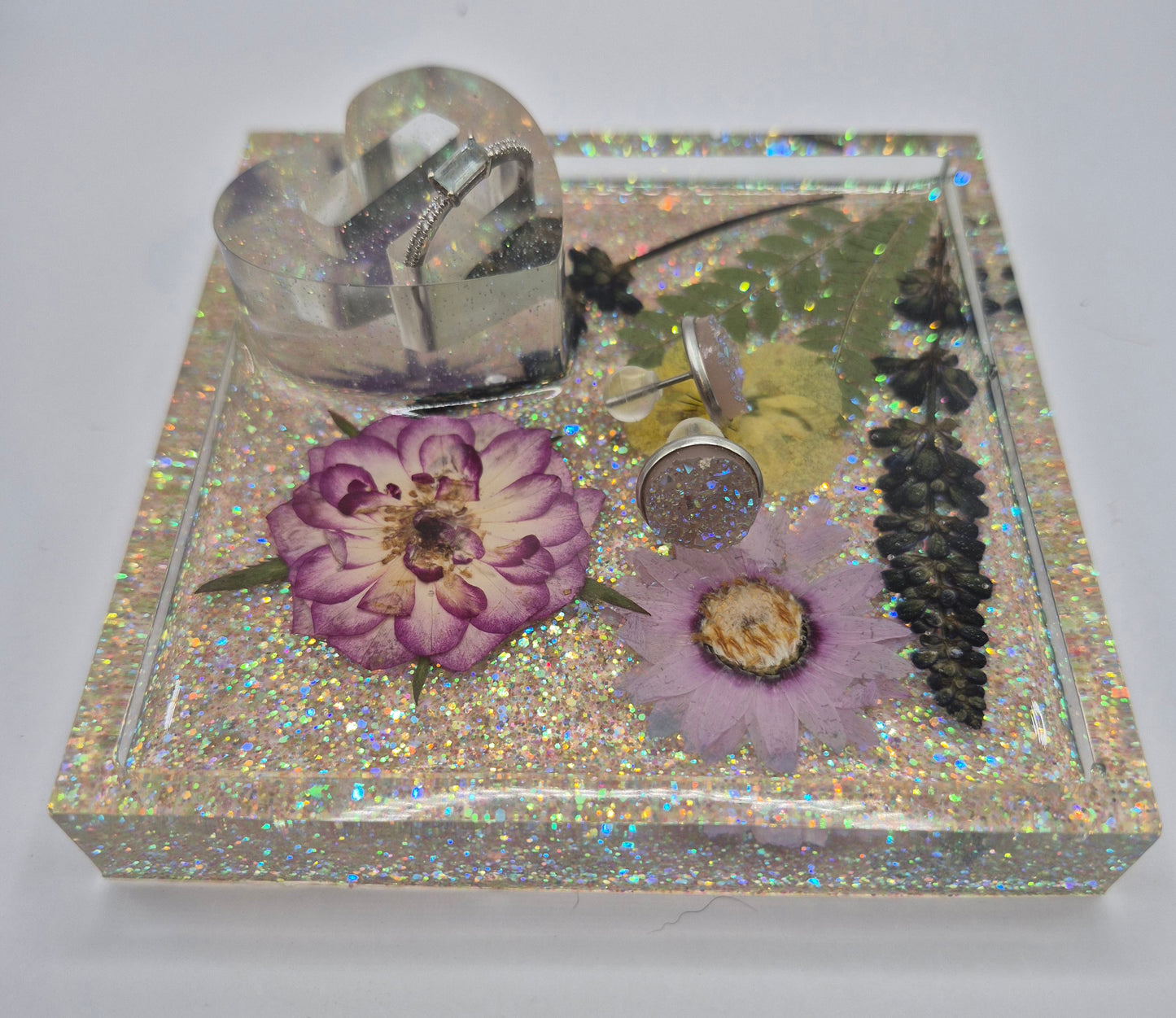 Floral Jewelry Tray