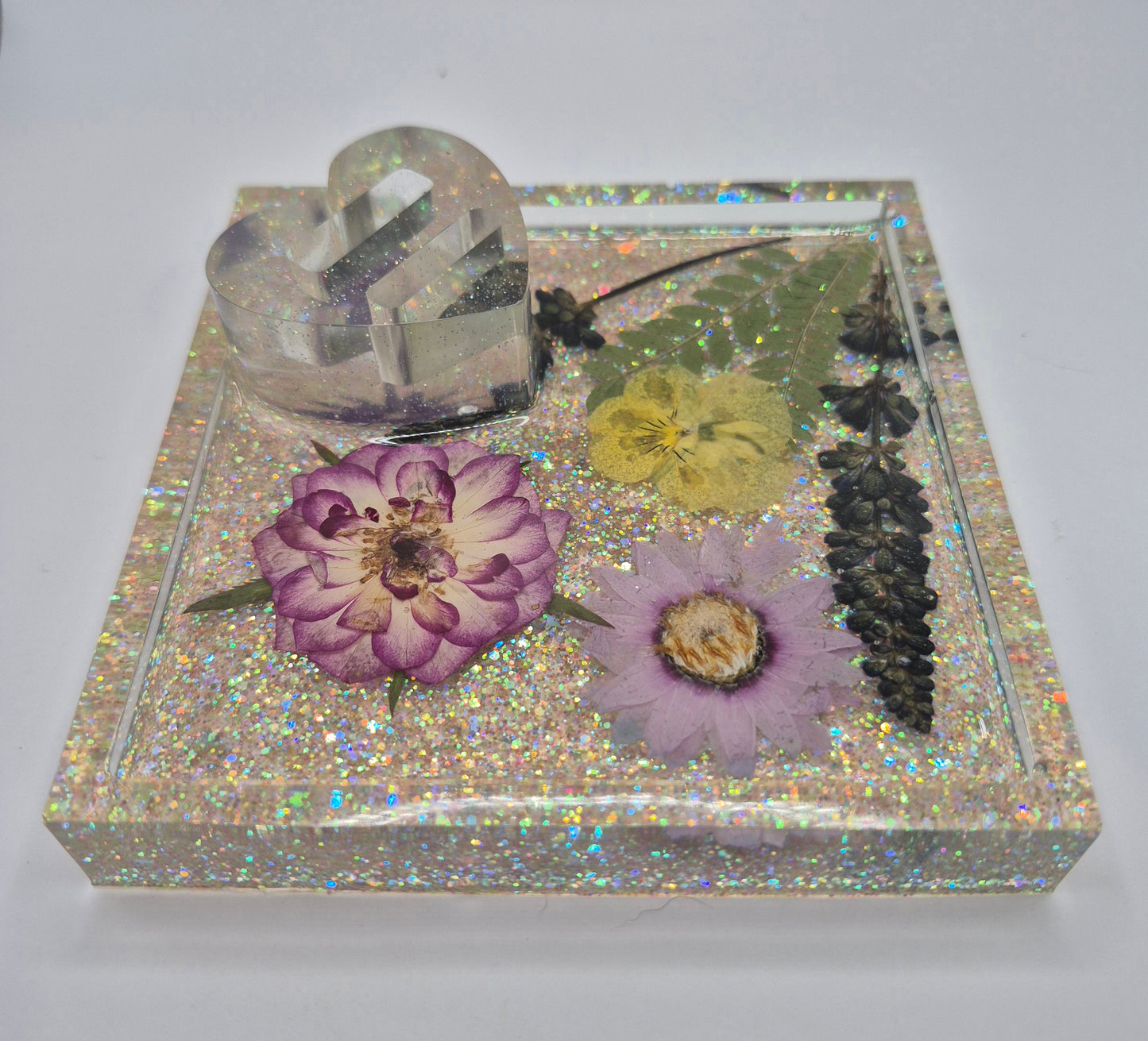 Floral Jewelry Tray