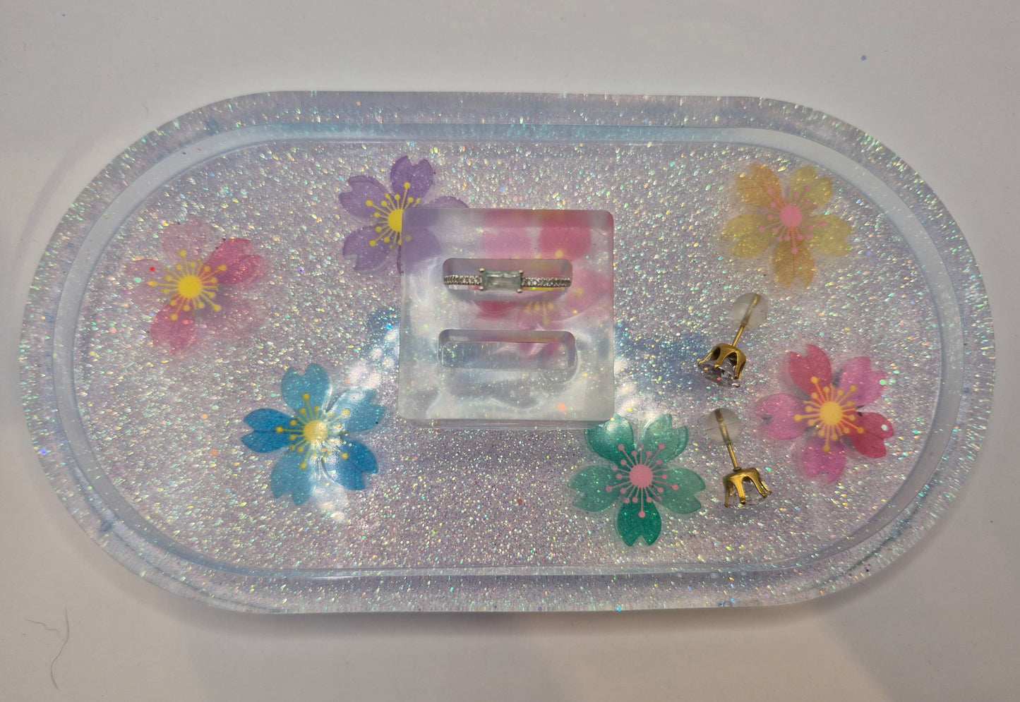Floral Jewelry Dish