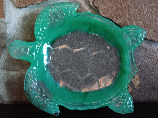 Green Sand Turtle Dish