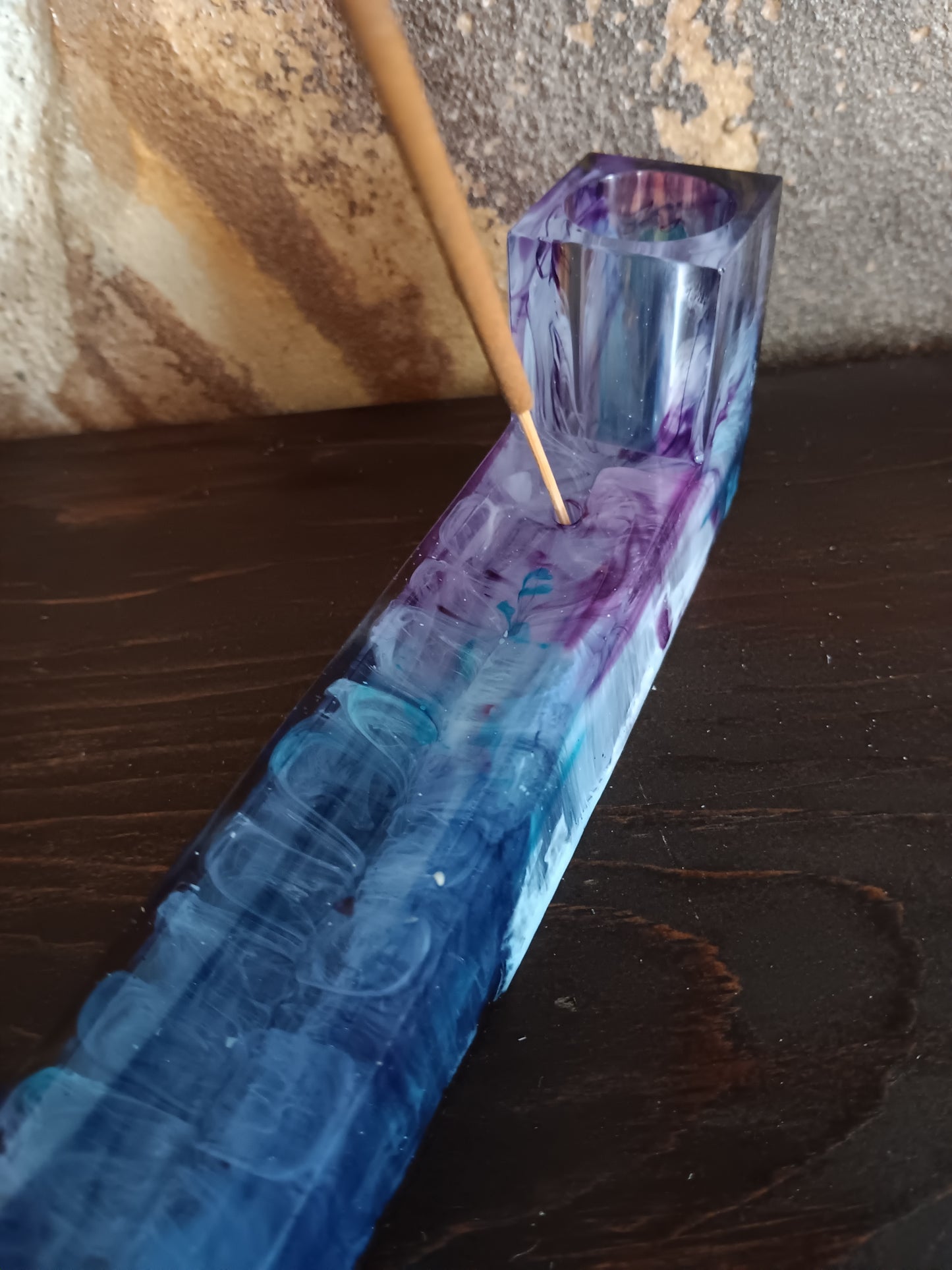 Purple/Blue Incense Holder