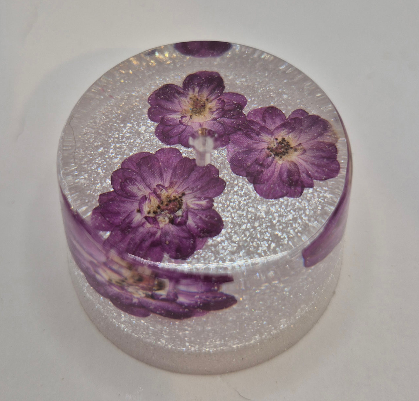 Purple Floral Incense Holder
