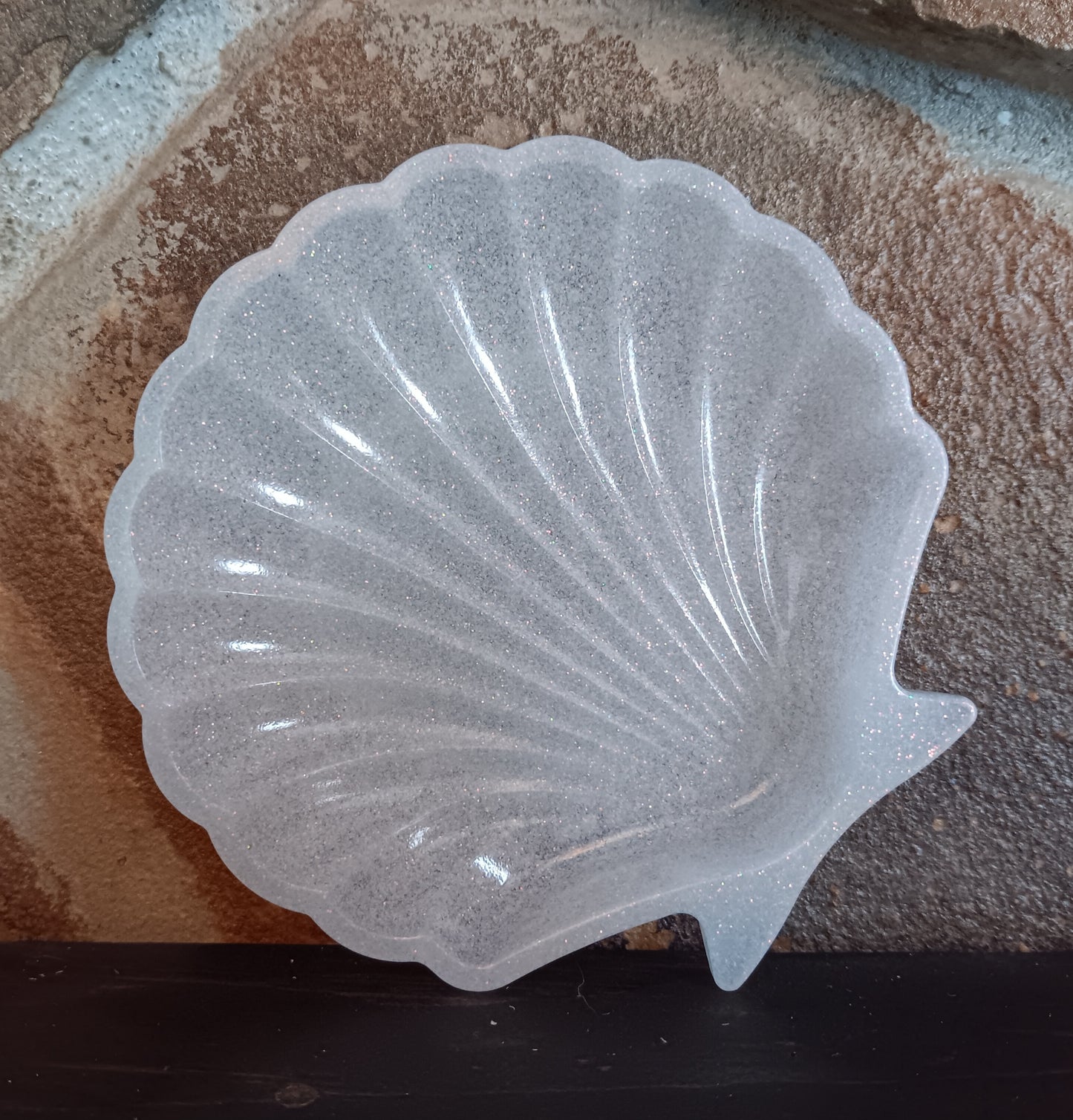 White Sea Shell Trinket Dish