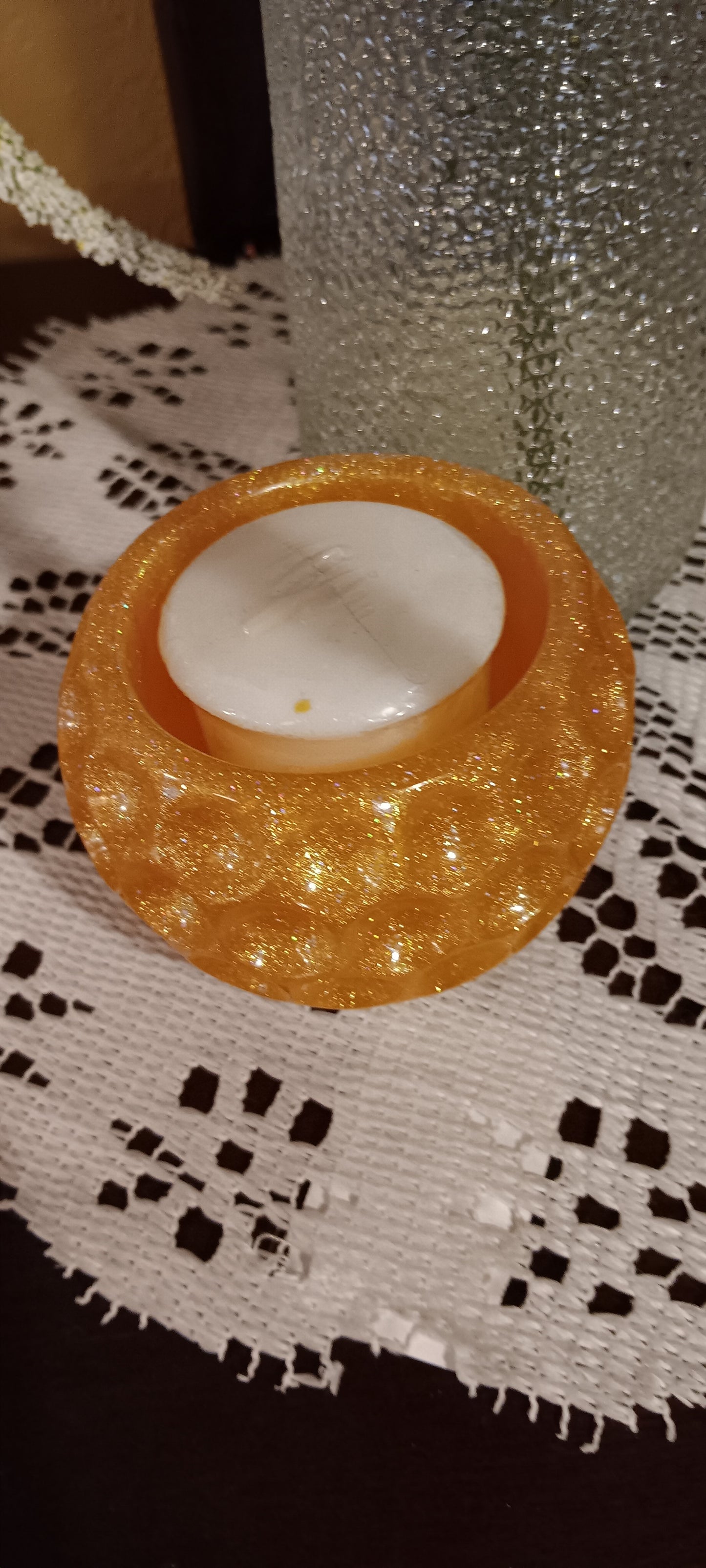 Yellow Candleholder